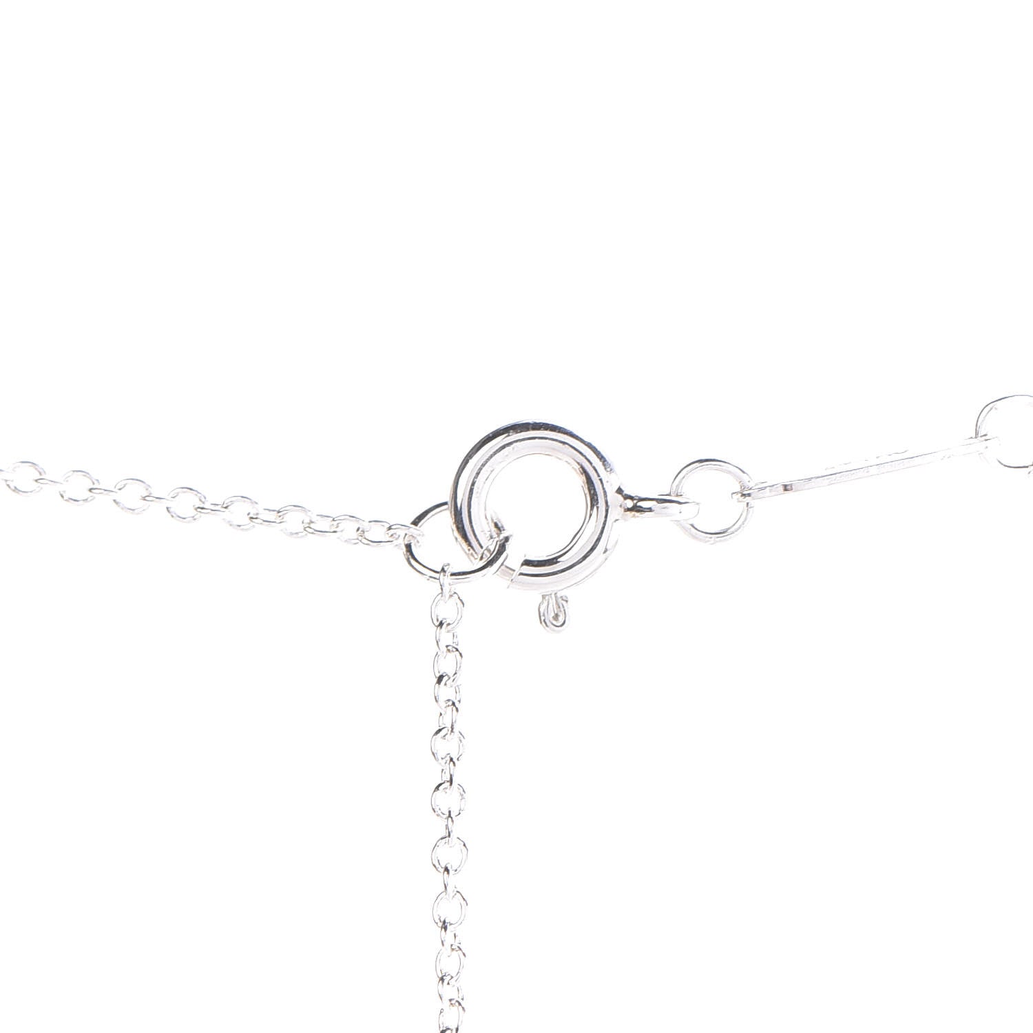 Tiffany Sterling Silver Charms Pendant Necklace 6 of 6