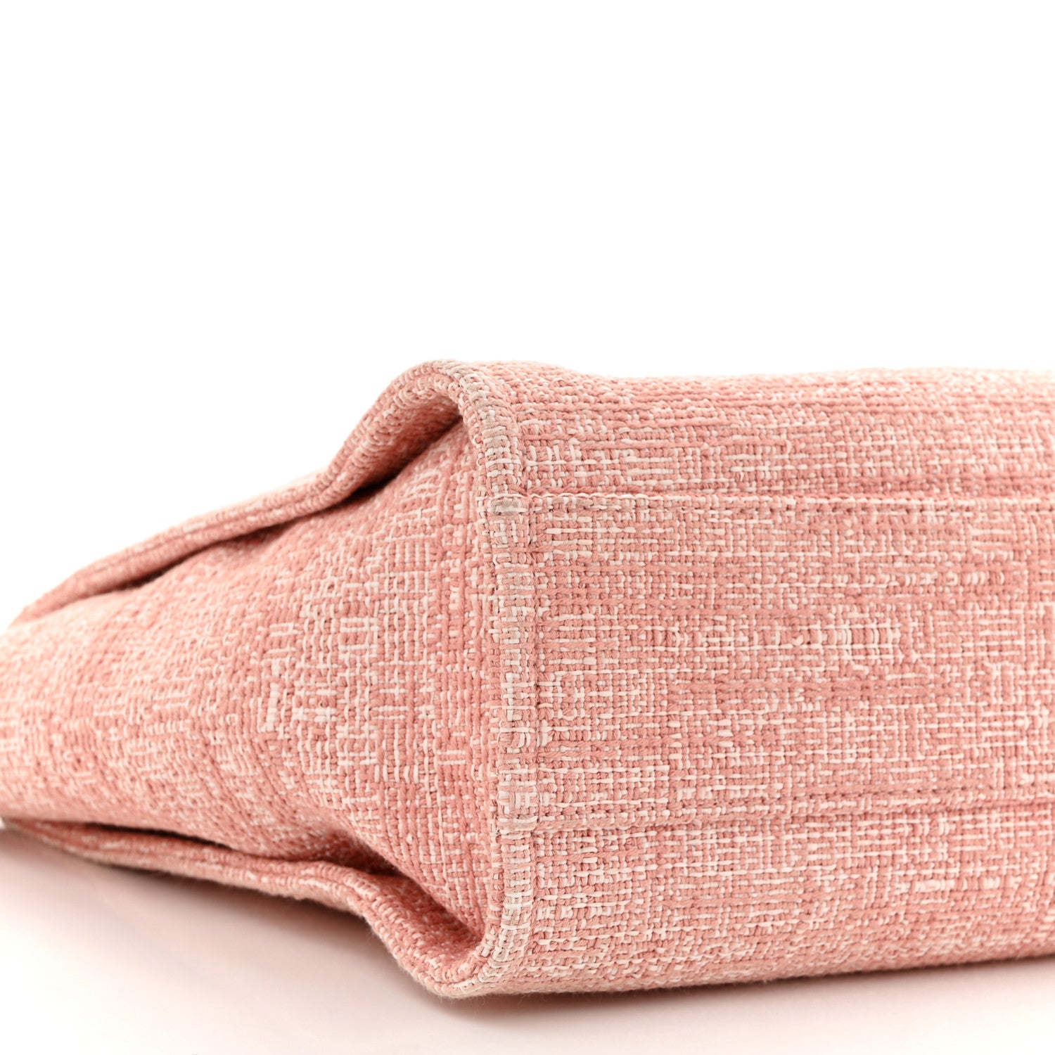 Chanel Lurex Boucle Small Deauville Tote Pink 8 of 12