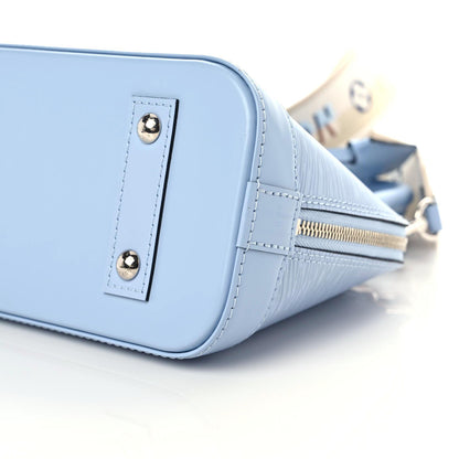 Louis Vuitton Epi Jacquard Alma BB Bleu Nuage 6 of 9