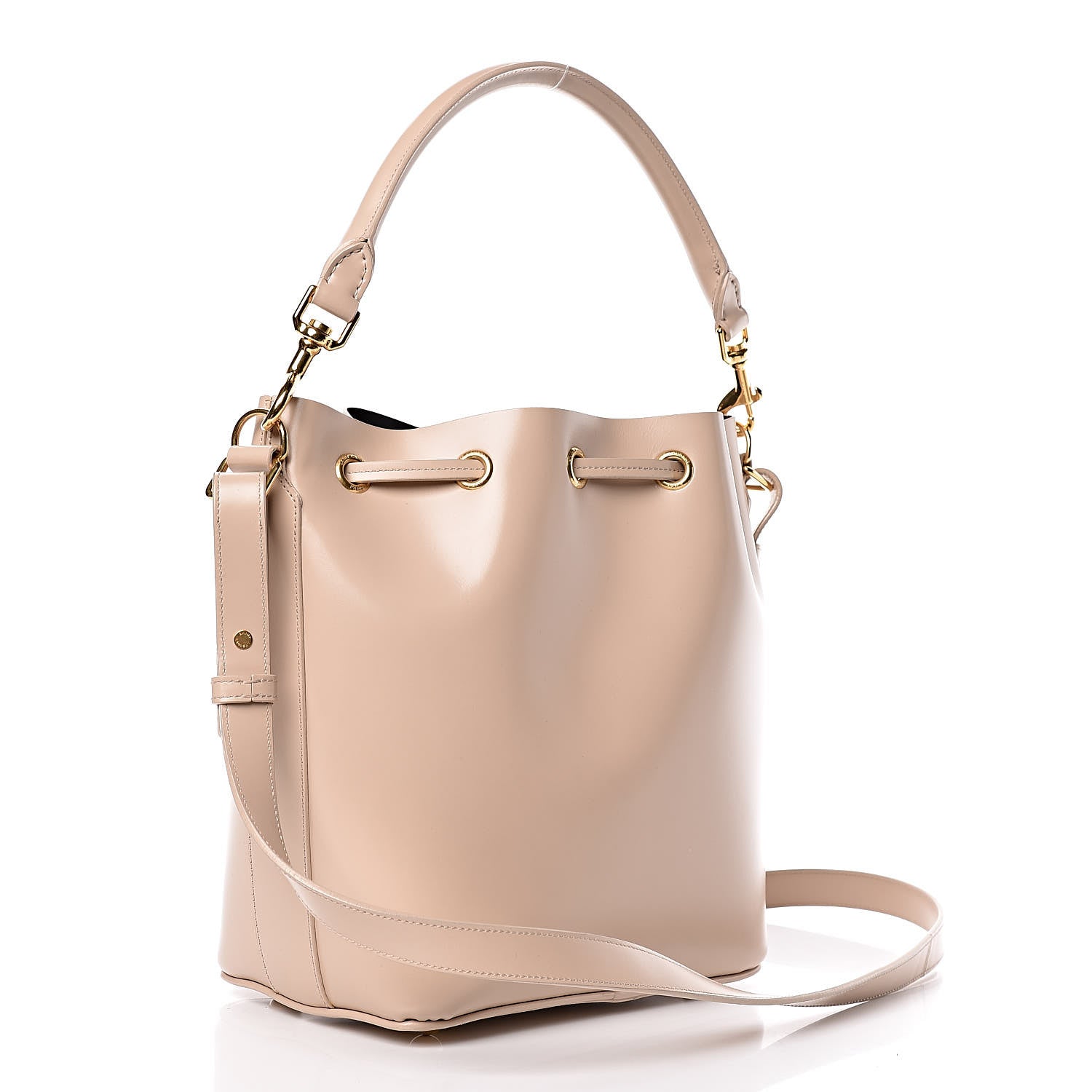 Saint Laurent Calfskin Medium Emmanuelle Bucket Bag Nude Powder 3 of 9