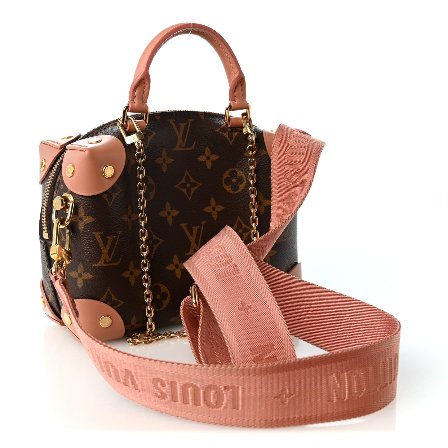 Monogram Petite Malle Souple Peach