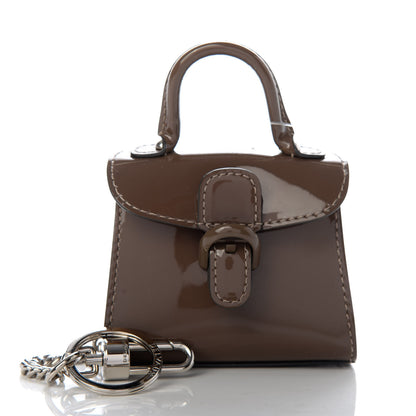 Delvaux Patent Calfskin Mini Brillant Bag Charm 2 of 7