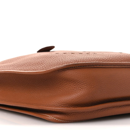 Hermes Taurillon Clemence Evelyne III GM Gold 9 of 12