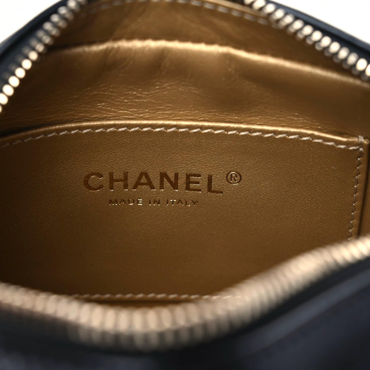 Chanel Lambskin Quilted CC Pearl Crush Camera Case Black 6 of 9