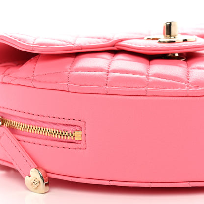 Chanel Lambskin Quilted CC In Love Heart Bag Pink 8 of 9