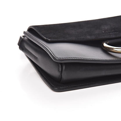 Chloe Suede Calfskin Small Faye Shoulder Bag Black 8 of 10