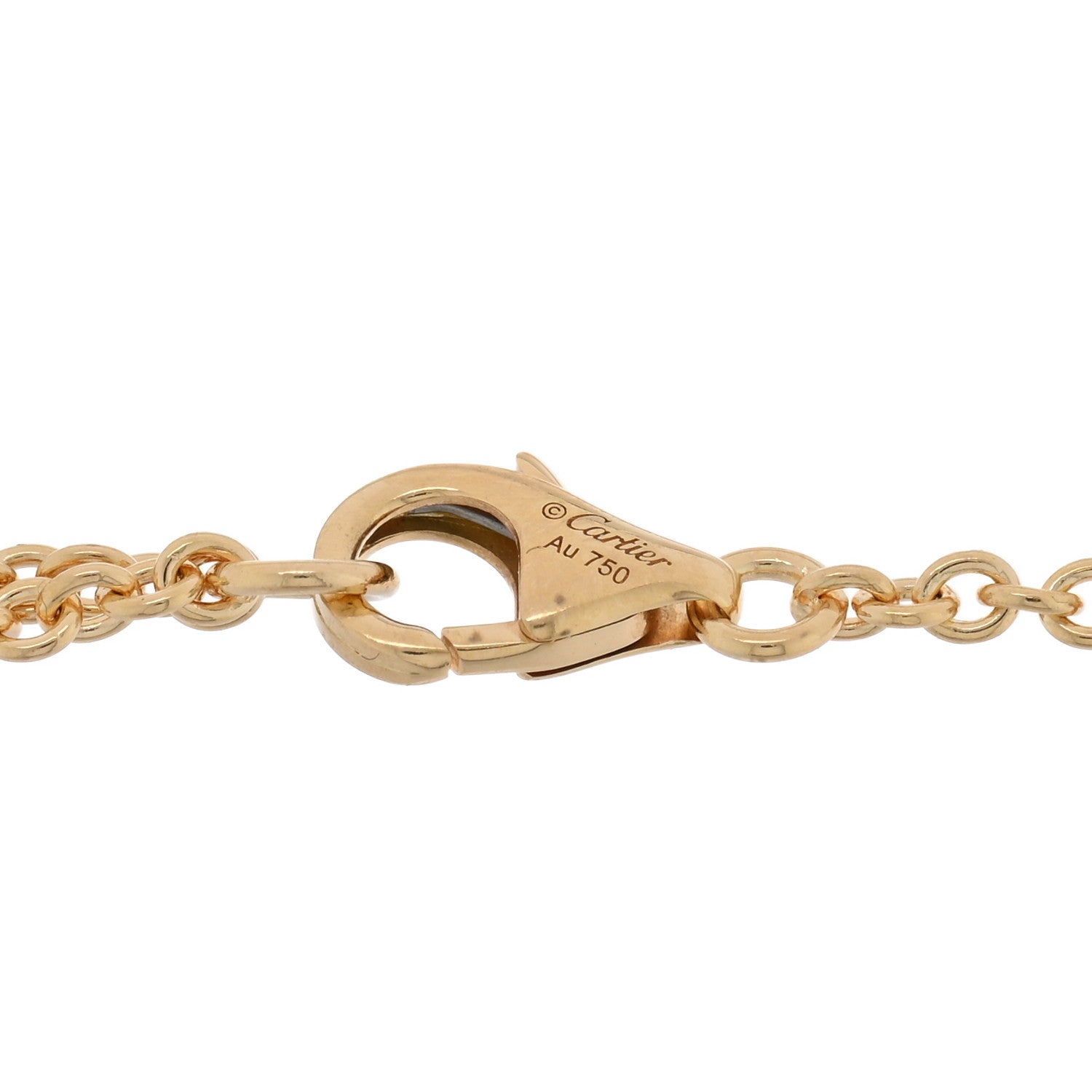 Cartier 18K Yellow Gold Interlocking LOVE Bracelet 3 of 4