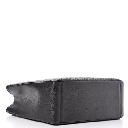 Chanel Caviar Quilted Grand Shopping Tote GST Black 4 of 11