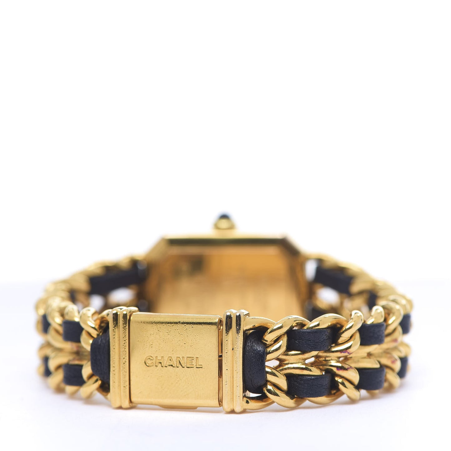 Stainless Steel Lambskin 20mm Chain Premiere Quartz Watch Gold L