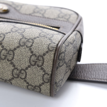 Gucci GG Supreme Monogram Web Small Ophidia Belt Bag 85 34 Dark Brown 7 of 11