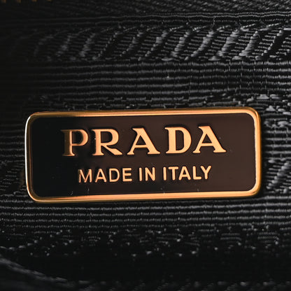 Prada Re-Nylon Saffiano Demi-lune Shoulder Bag Black 5 of 9