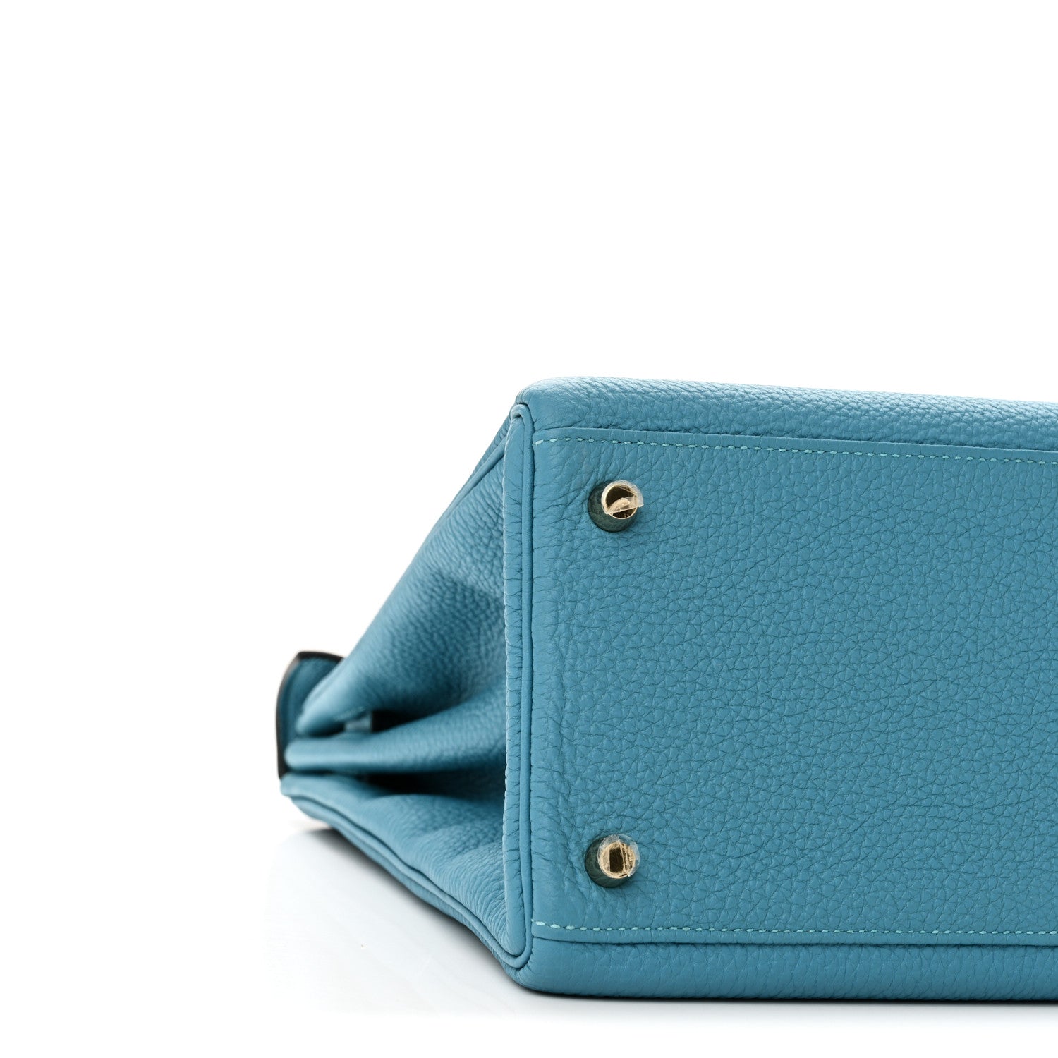 Hermes Togo Kelly Retourne 35 Turquoise 9 of 10