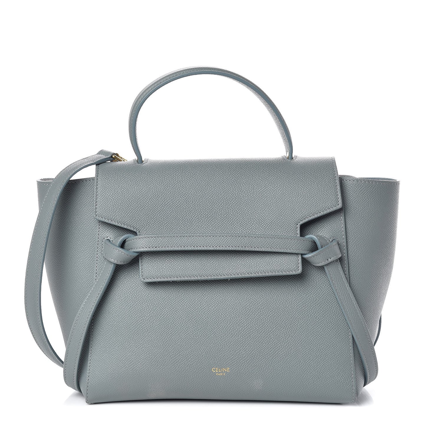 Baby Grained Calfskin Micro Belt Bag Storm