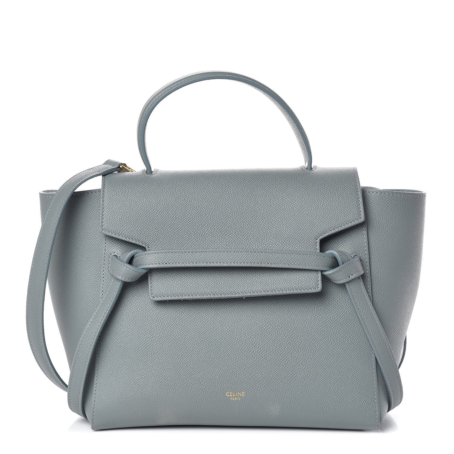 Celine Baby Grained Calfskin Micro Belt Bag Storm 1 of 10
