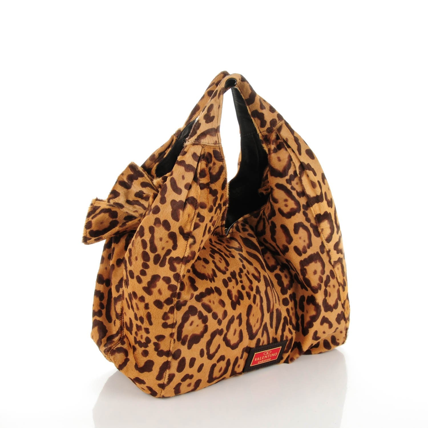 Valentino Garavani Pony Hair Leopard Nuage Hobo 3 of 10