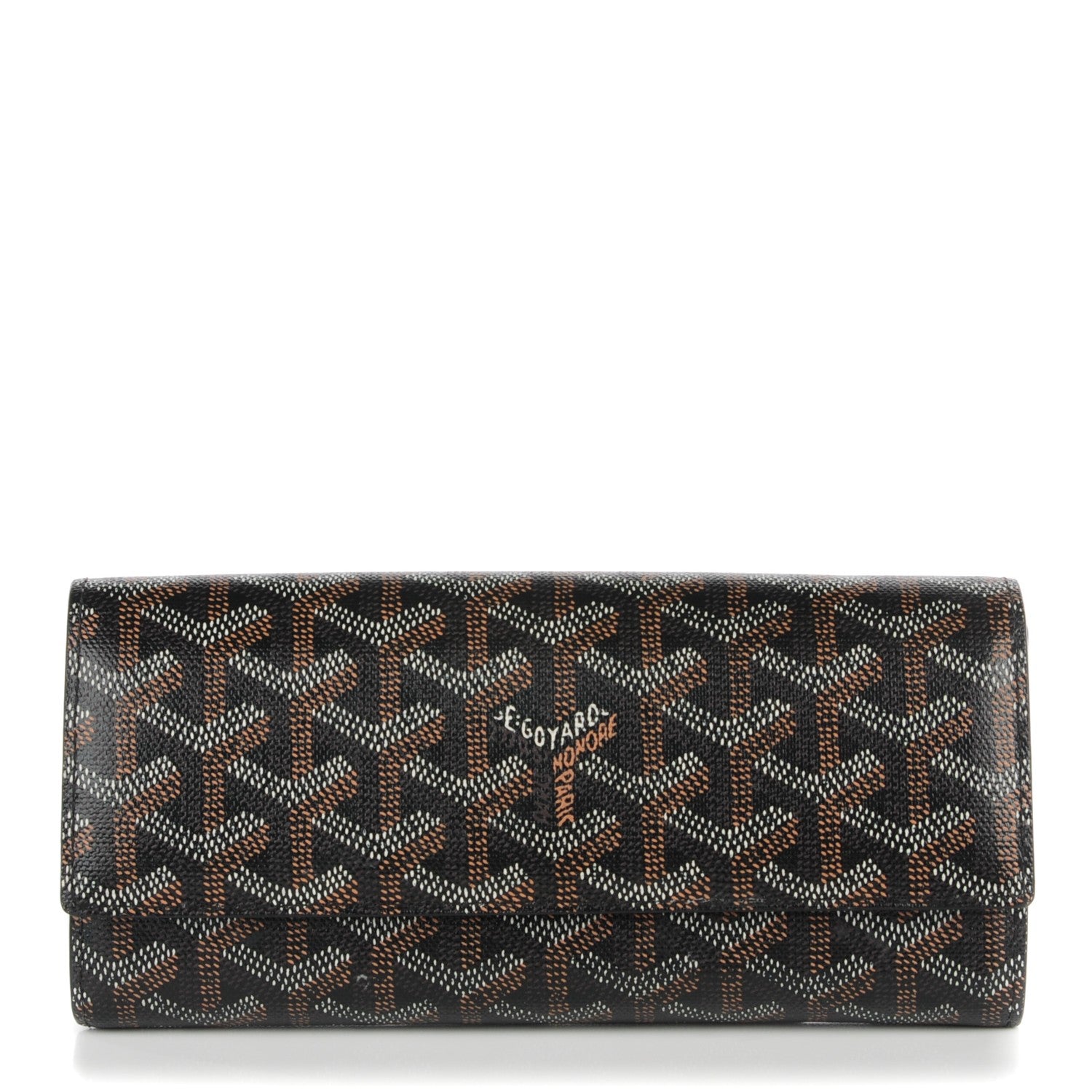 Goyard Goyardine Varenne Long Wallet Black 1 of 7