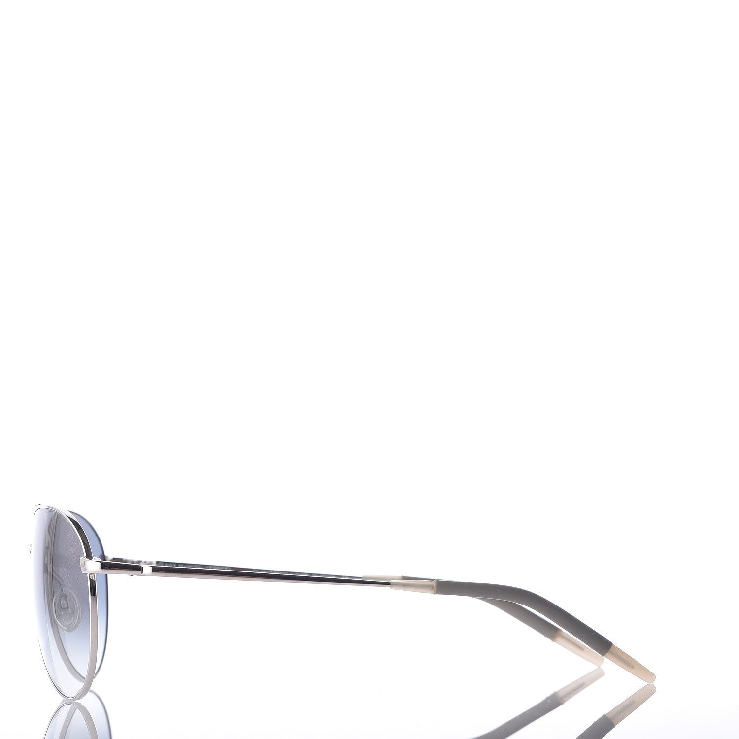 Oliver Peoples Benedict Aviator Sunglasses Silver 3 of 8