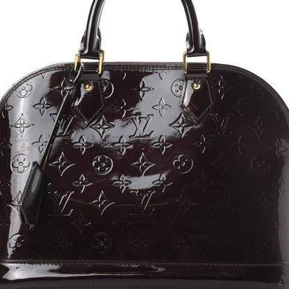 Louis Vuitton Vernis Alma PM Amarante 8 of 15