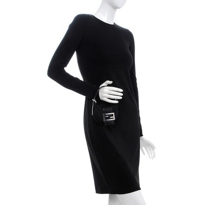 Fendi Neoprene Mini Baguette Black 2 of 8