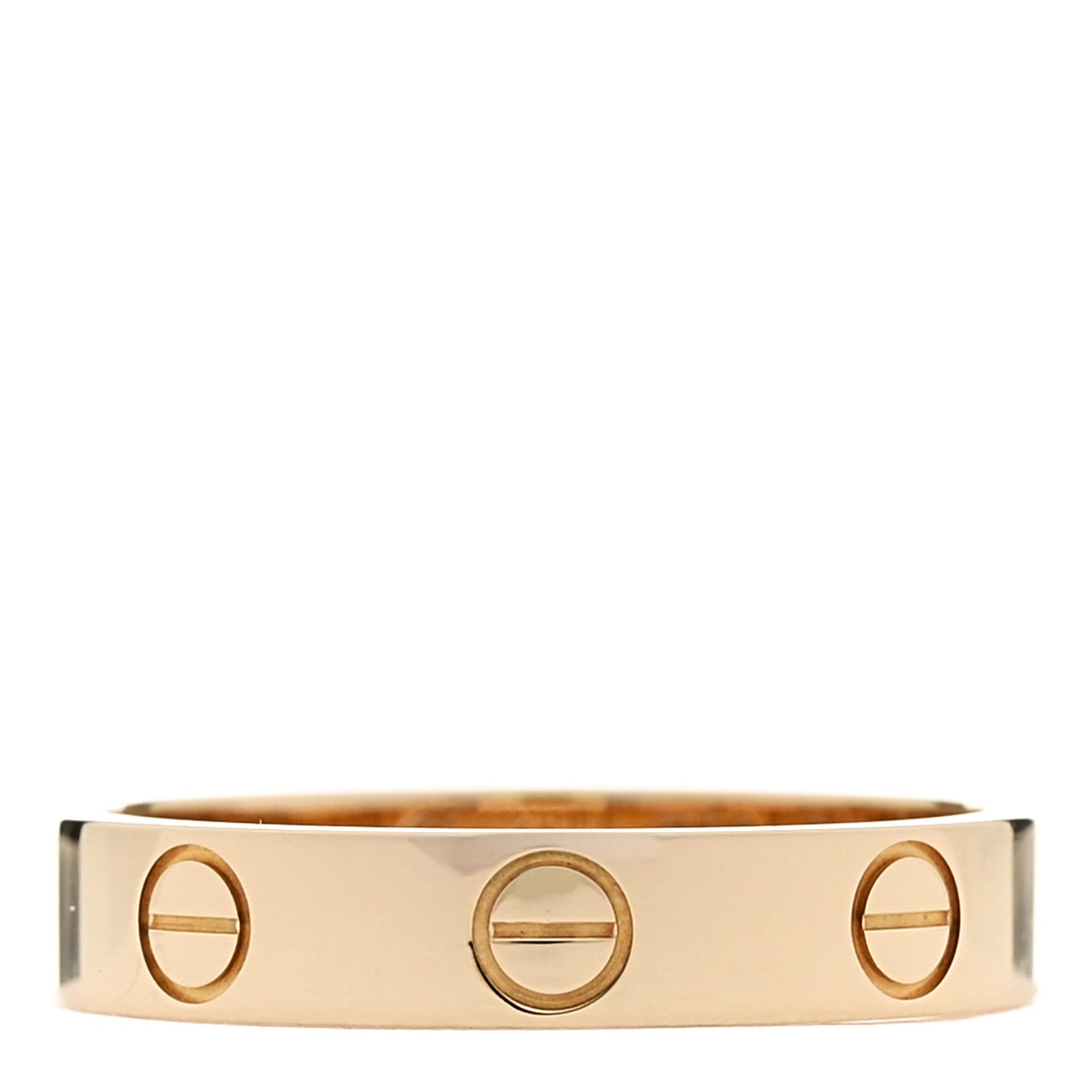 18K Yellow Gold 3.5mm LOVE Wedding Band Ring 51 5.75