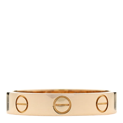 Cartier 18K Yellow Gold 3.5mm LOVE Wedding Band Ring 51 5.75 1 of 4