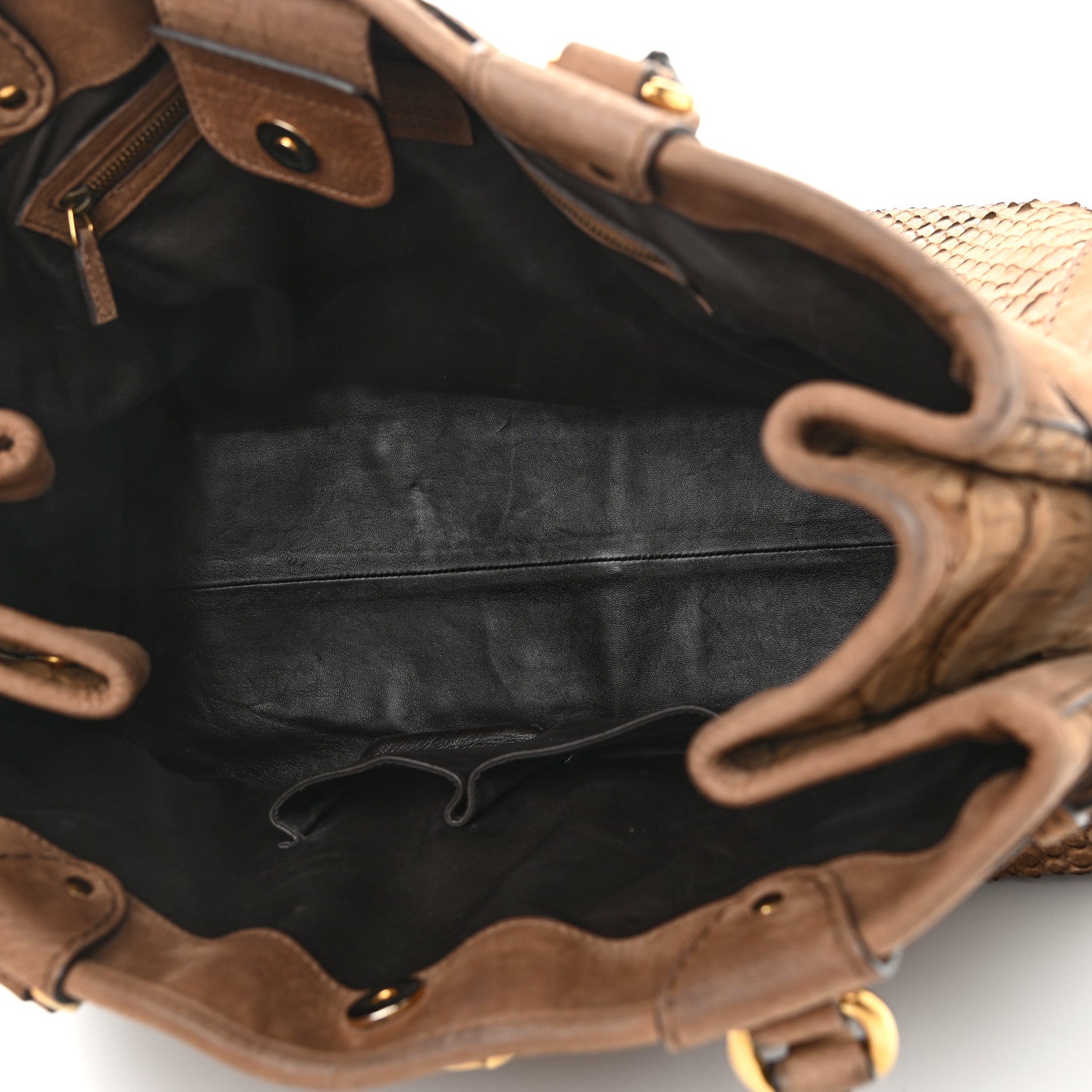 Gucci Python Large GG Running Tote Brown 9 of 13