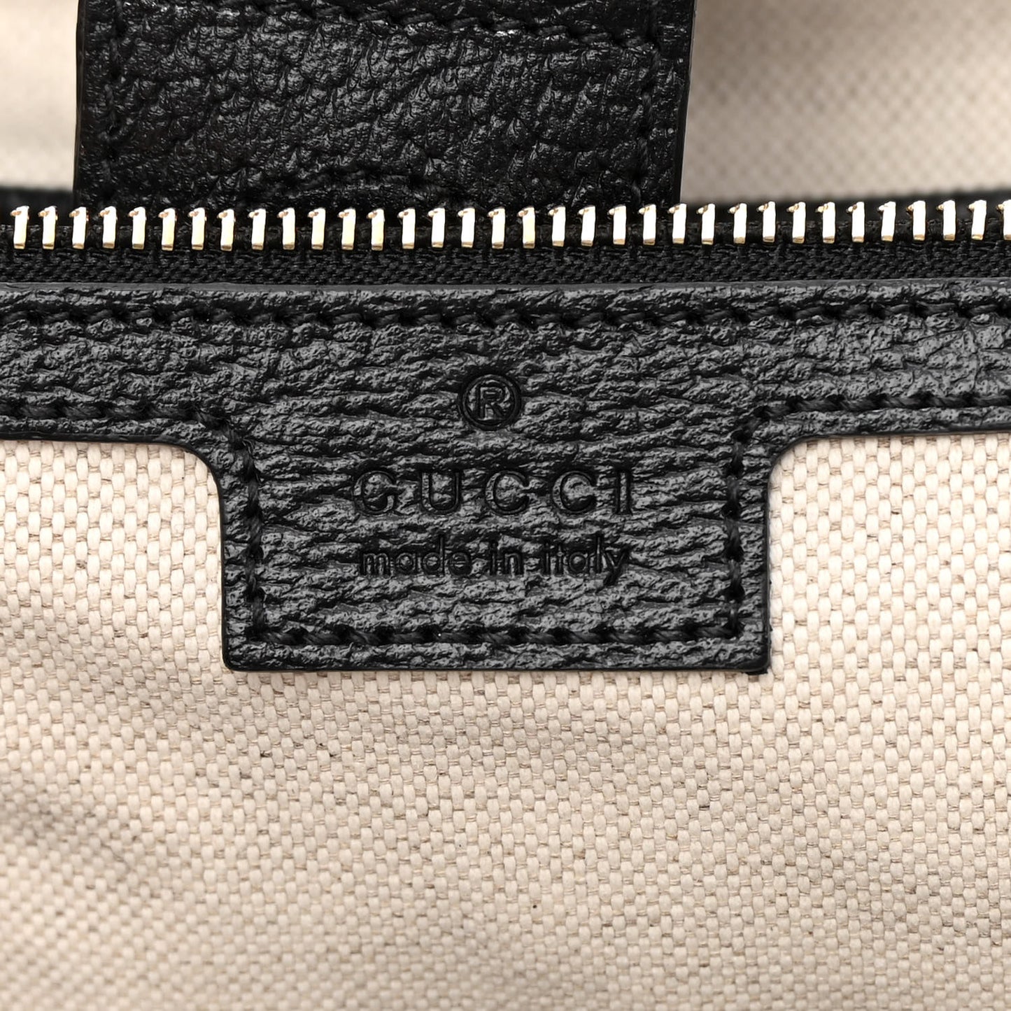 Jacquard Black Denim GG Monogram Medium Ophidia Shopping Tote Black Ivory