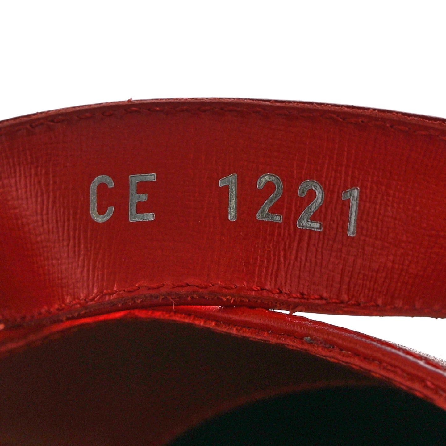 Calfskin Shark Lock Ankle Boots 41 Red