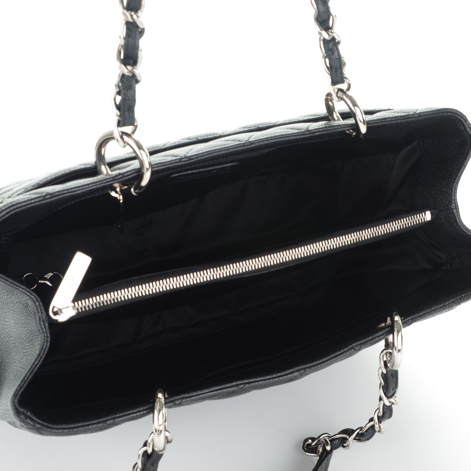 Chanel Caviar Quilted Grand Shopping Tote GST Black 5 of 7