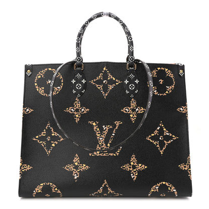 Louis Vuitton Monogram Giant Jungle Onthego GM Black 1 of 10