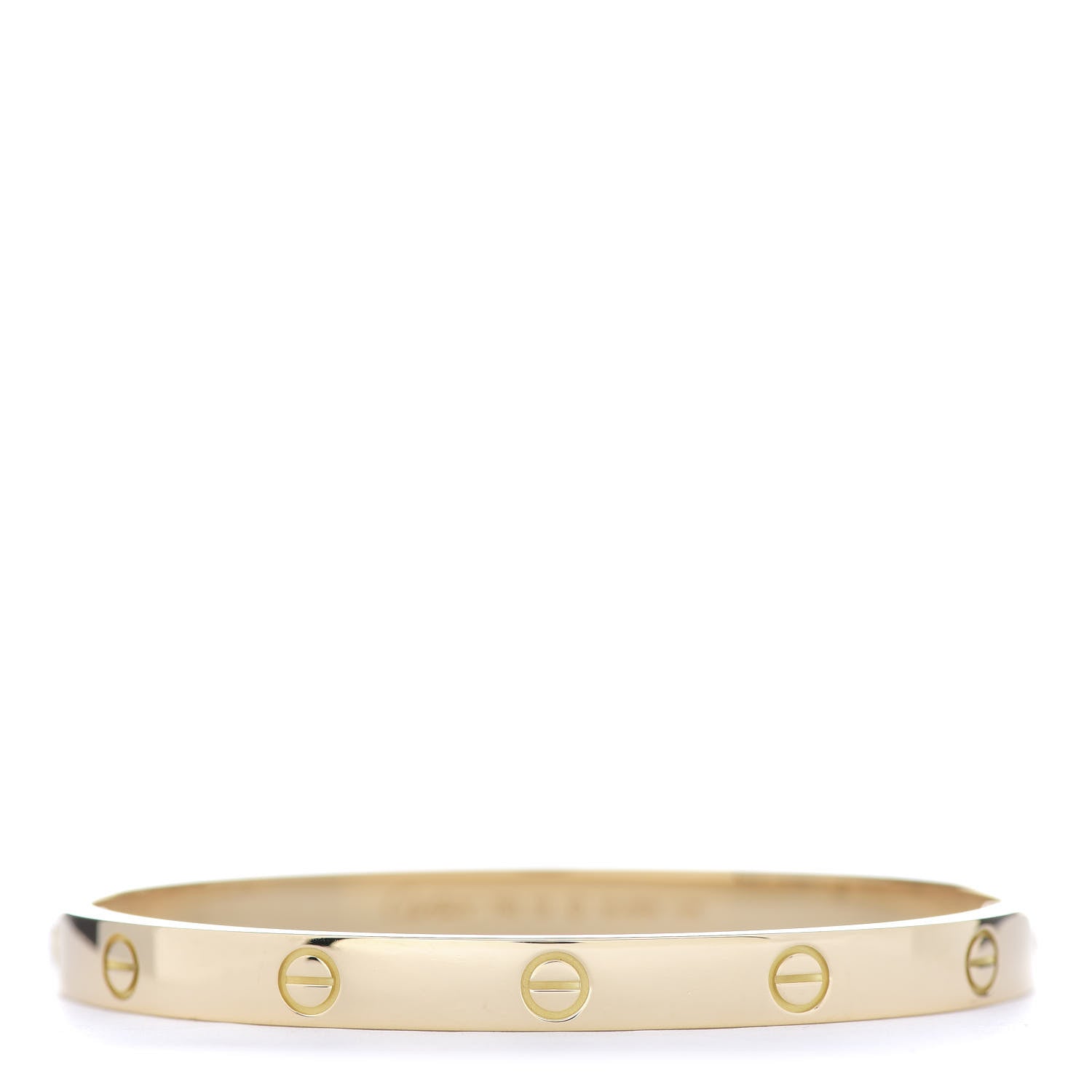 Cartier 18K Yellow Gold LOVE Bracelet 19 1 of 4