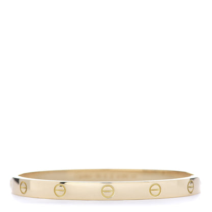 Cartier 18K Yellow Gold LOVE Bracelet 19 1 of 4