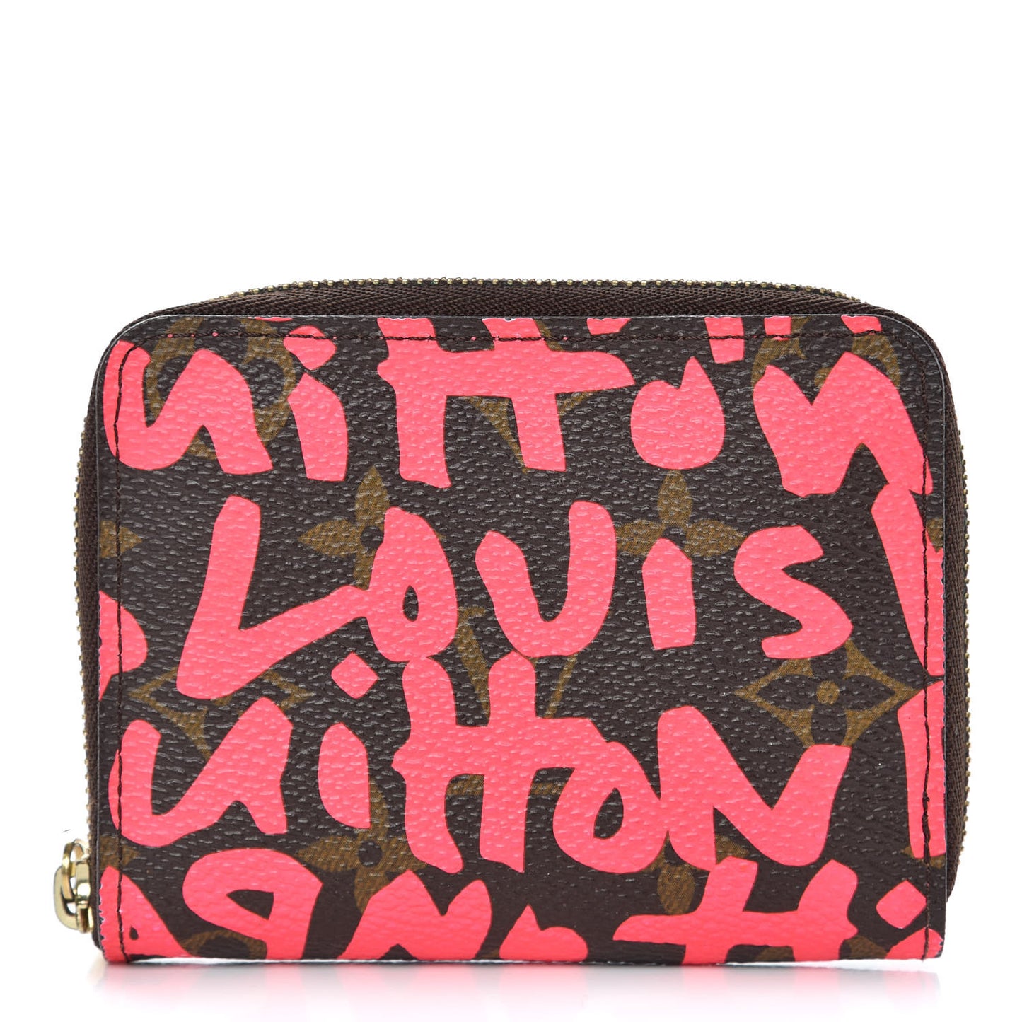 Monogram Graffiti Zippy Coin Purse Fuchsia