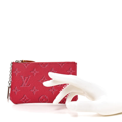 Louis Vuitton Monogram Heritage Key Pouch S Pondicherry Pink 2 of 7