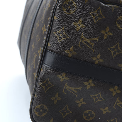 Louis Vuitton Monogram Macassar Keepall Bandouliere 45 7 of 9