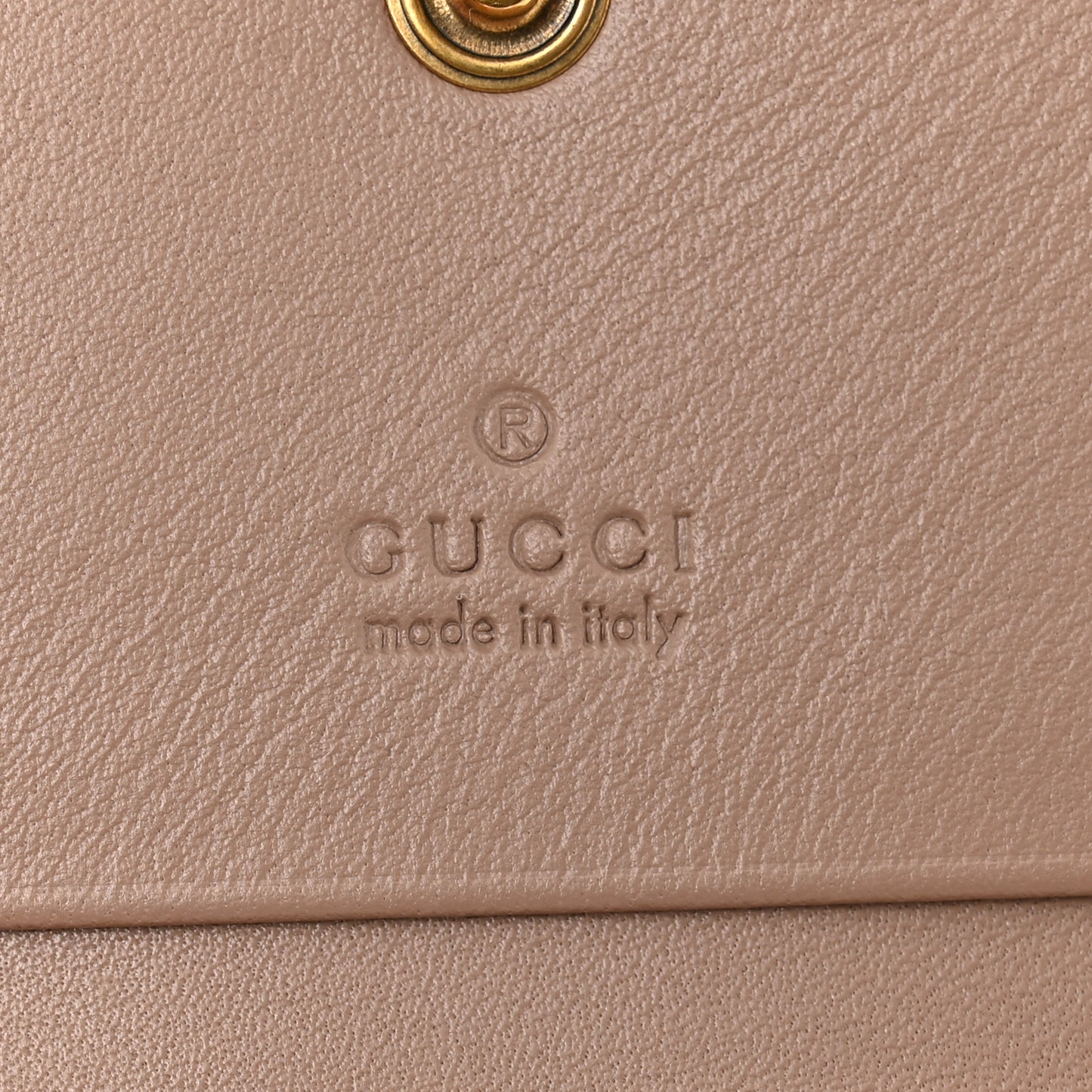 Calfskin Matelasse GG Marmont Card Case Wallet Porcelain Rose