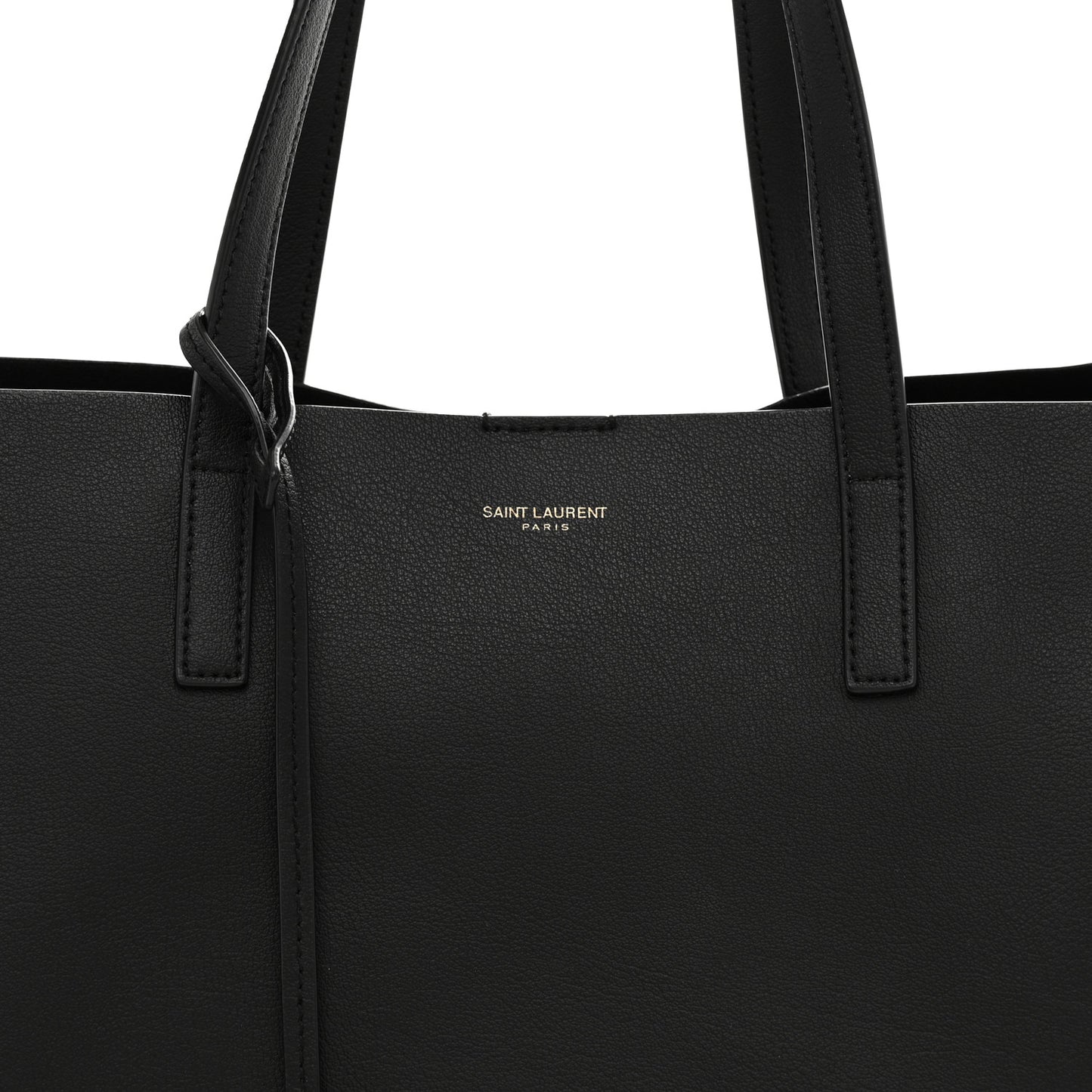 Calfskin Large Shopping Tote Black