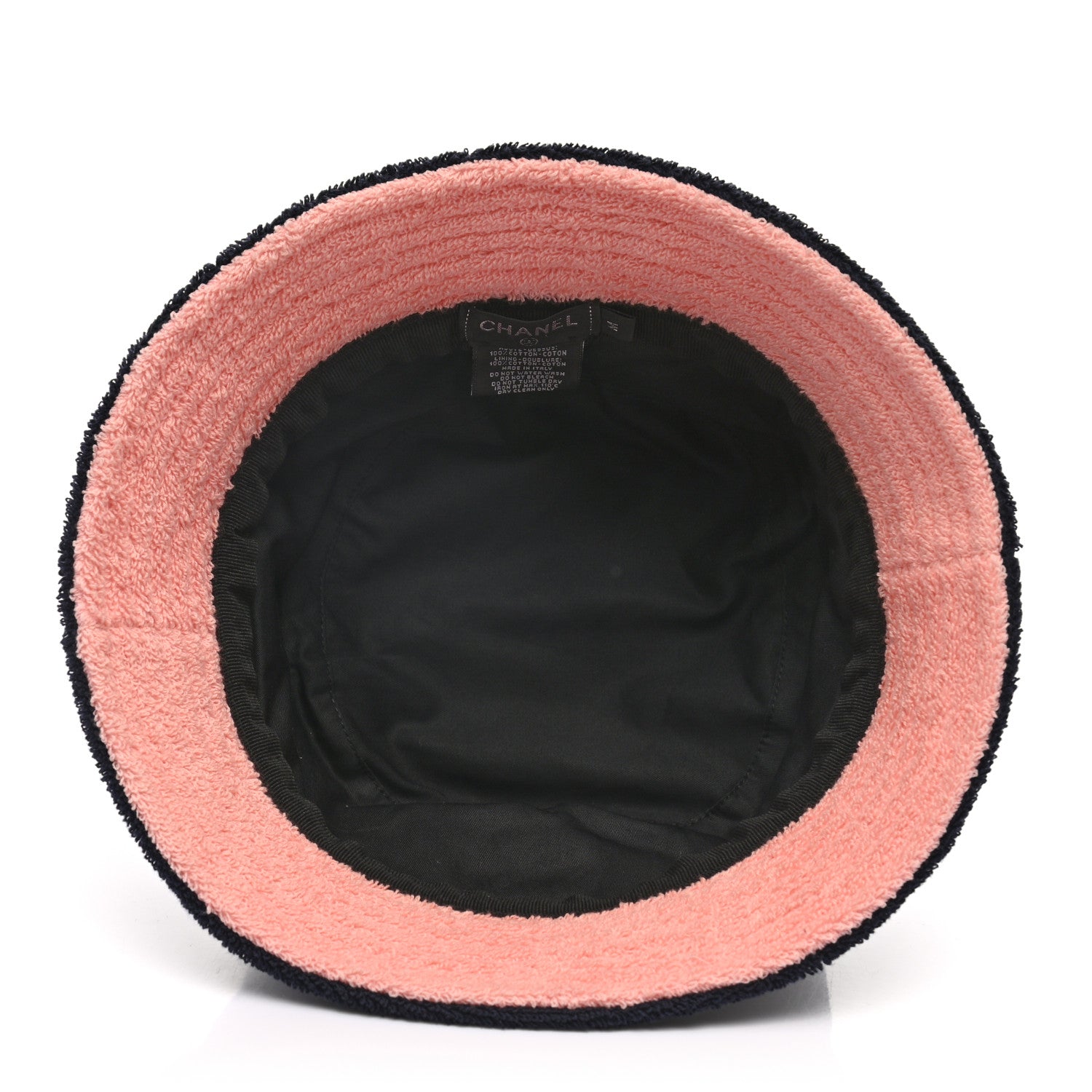 Chanel Cotton Terry Cloth CC Bucket Hat M 7 of 8