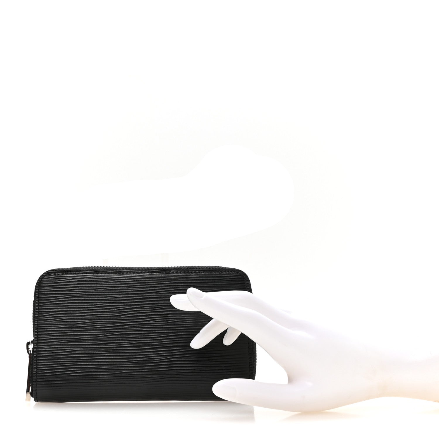 Louis Vuitton Epi Zippy Compact Wallet Black 2 of 8
