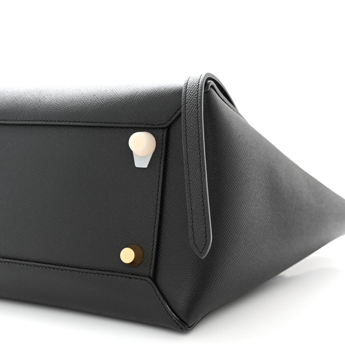 Grained Calfskin Mini Belt Bag Black