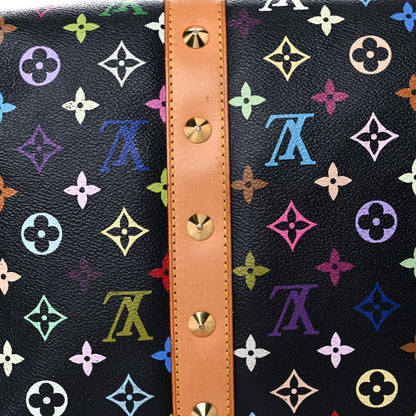 Louis Vuitton Monogram Multicolor Keepall 45 Black 15 of 35