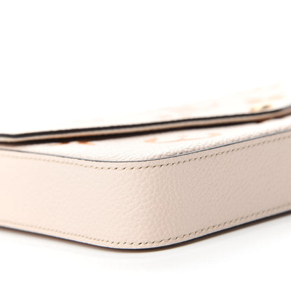Louis Vuitton Empreinte Monogram Giant By The Pool Felicie Pochette Chain Wallet Cream Saffron 5 of 11
