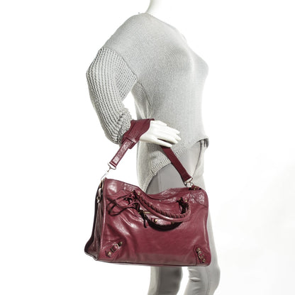 Balenciaga Agneau Giant 12 Rose Gold Hardware City Cassis 5 of 12