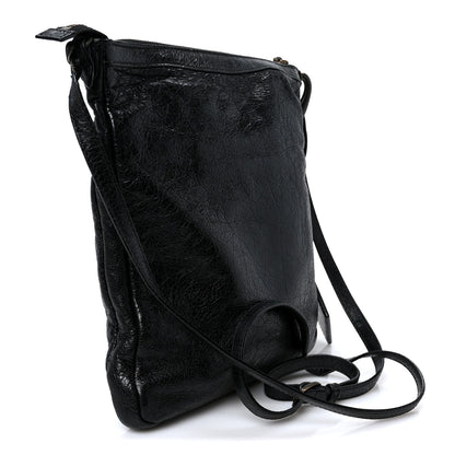 Balenciaga Agneau Classic Hardware Flat Crossbody Black 3 of 11