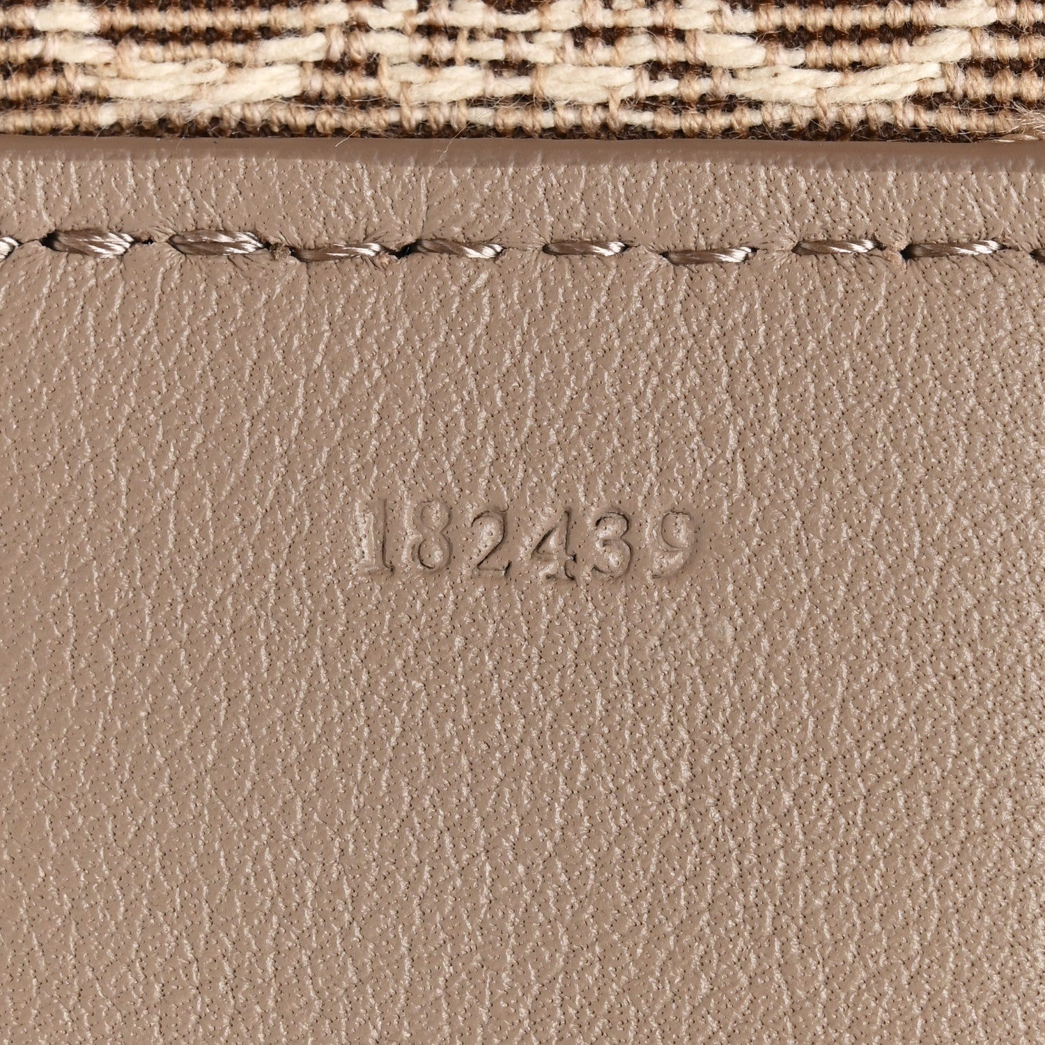 Loewe X SUNA FUJITA Calfskin Jacquard Bunny Anagram Strap Sand 4 of 5