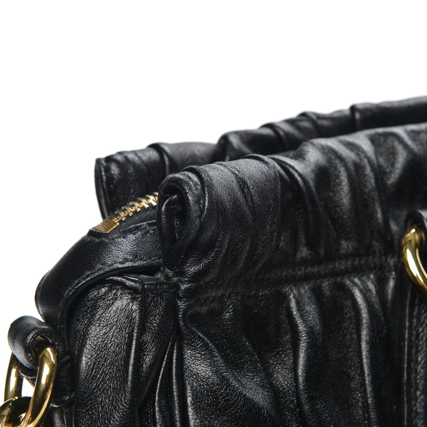 Nappa Gaufre Tote Nero Black