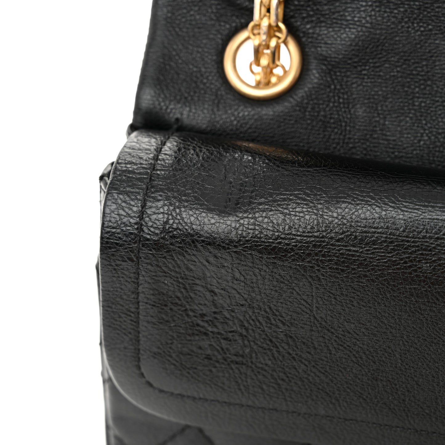 Calfskin Quilted Spoon Charms Brasserie 2.55 Reissue 225 Flap Black