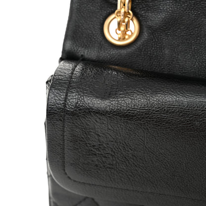 Chanel Calfskin Quilted Spoon Charms Brasserie 2.55 Reissue 225 Flap Black 13 of 14
