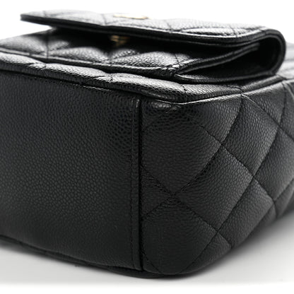 Chanel Caviar Quilted CC Mini Classic Backpack Black 9 of 10