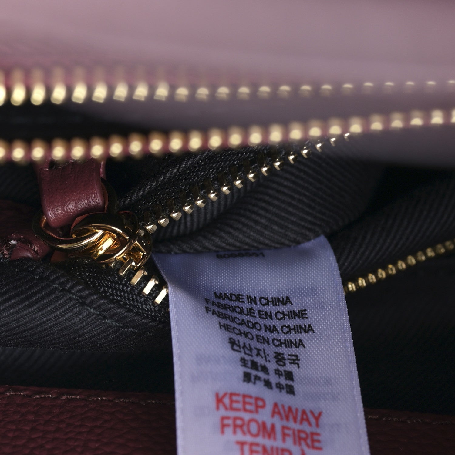 Burberry Grainy Calfskin House Check Medium Banner Tote Crimson 7 of 9